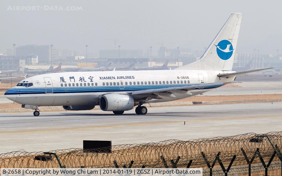 B-2658, 2000 Boeing 737-75C C/N 30512, Xiamen Airlines