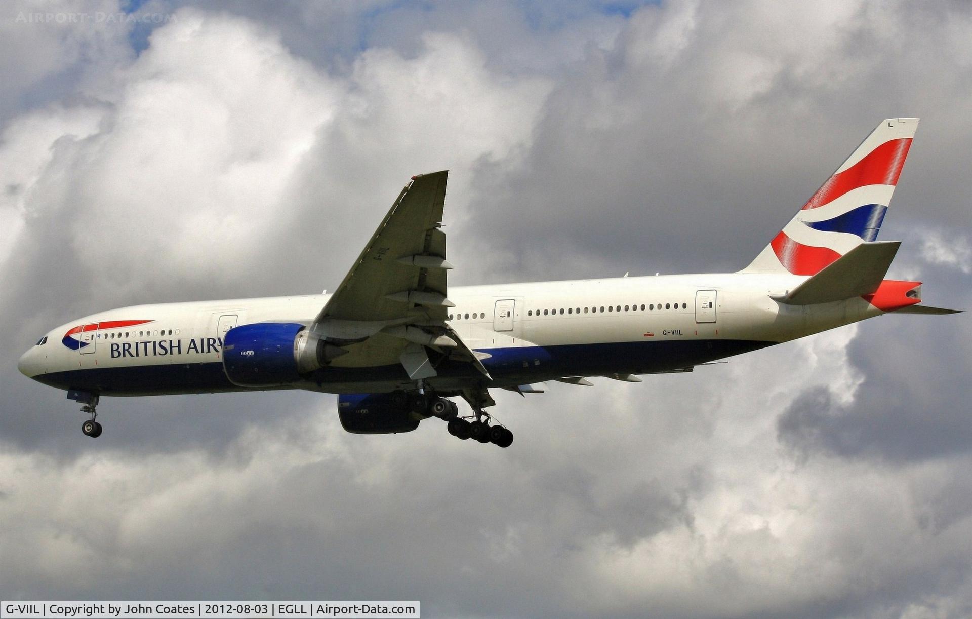 G-VIIL, 1998 Boeing 777-236/ER C/N 27493, Finals to 27R