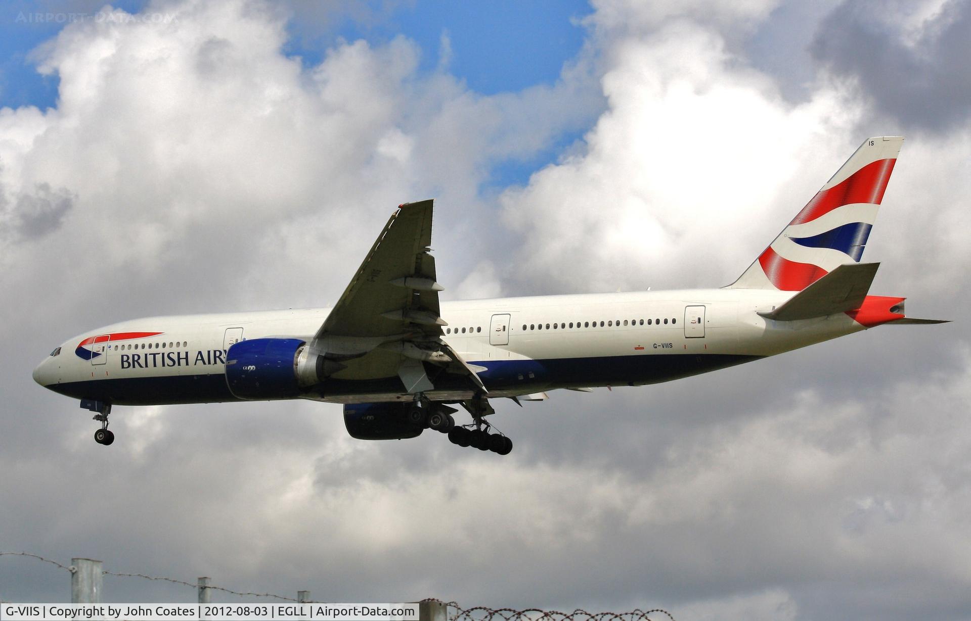 G-VIIS, 1999 Boeing 777-236/ER C/N 29323, Finals to 27R