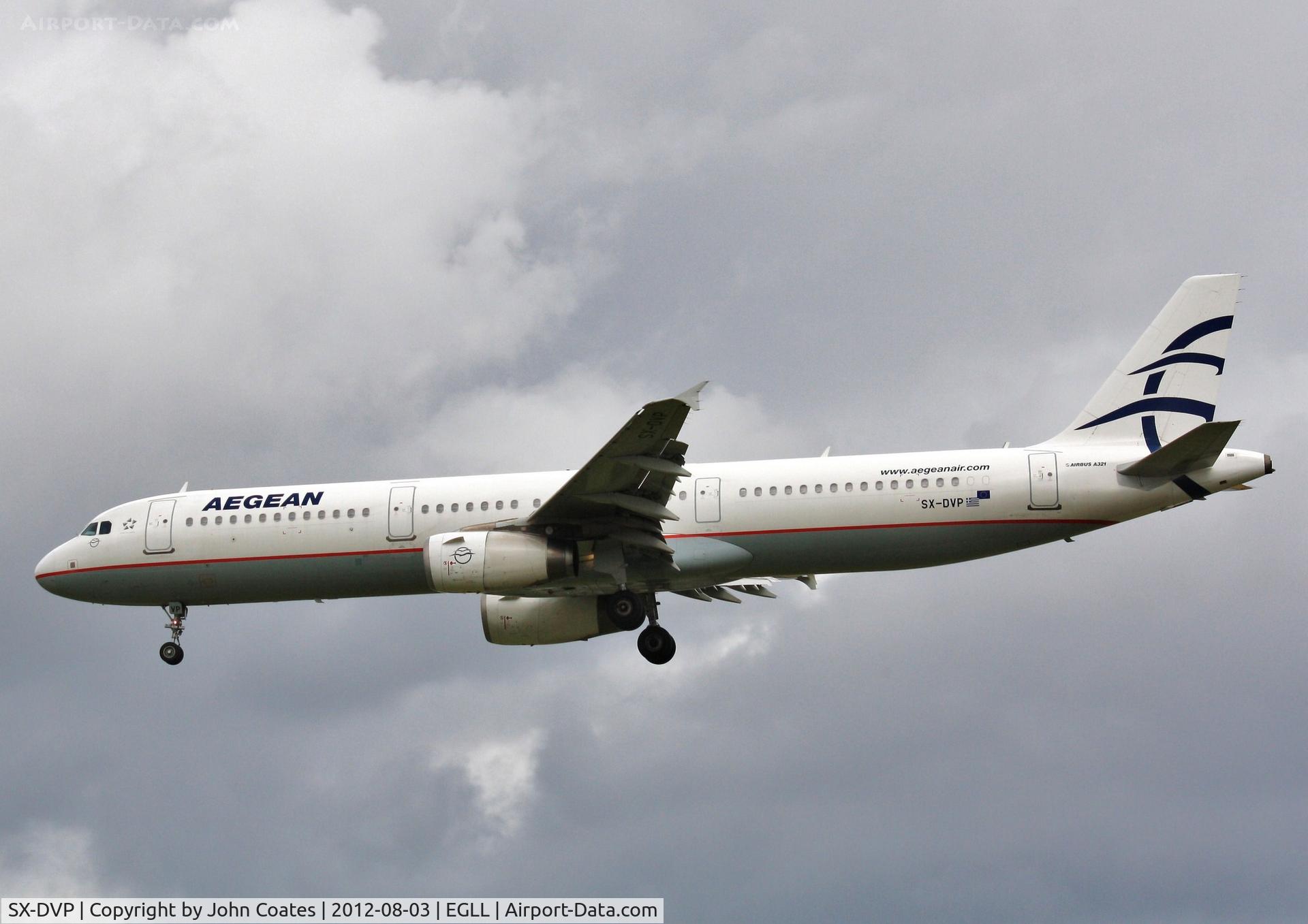 SX-DVP, 2008 Airbus A321-232 C/N 3527, Finals to 27R