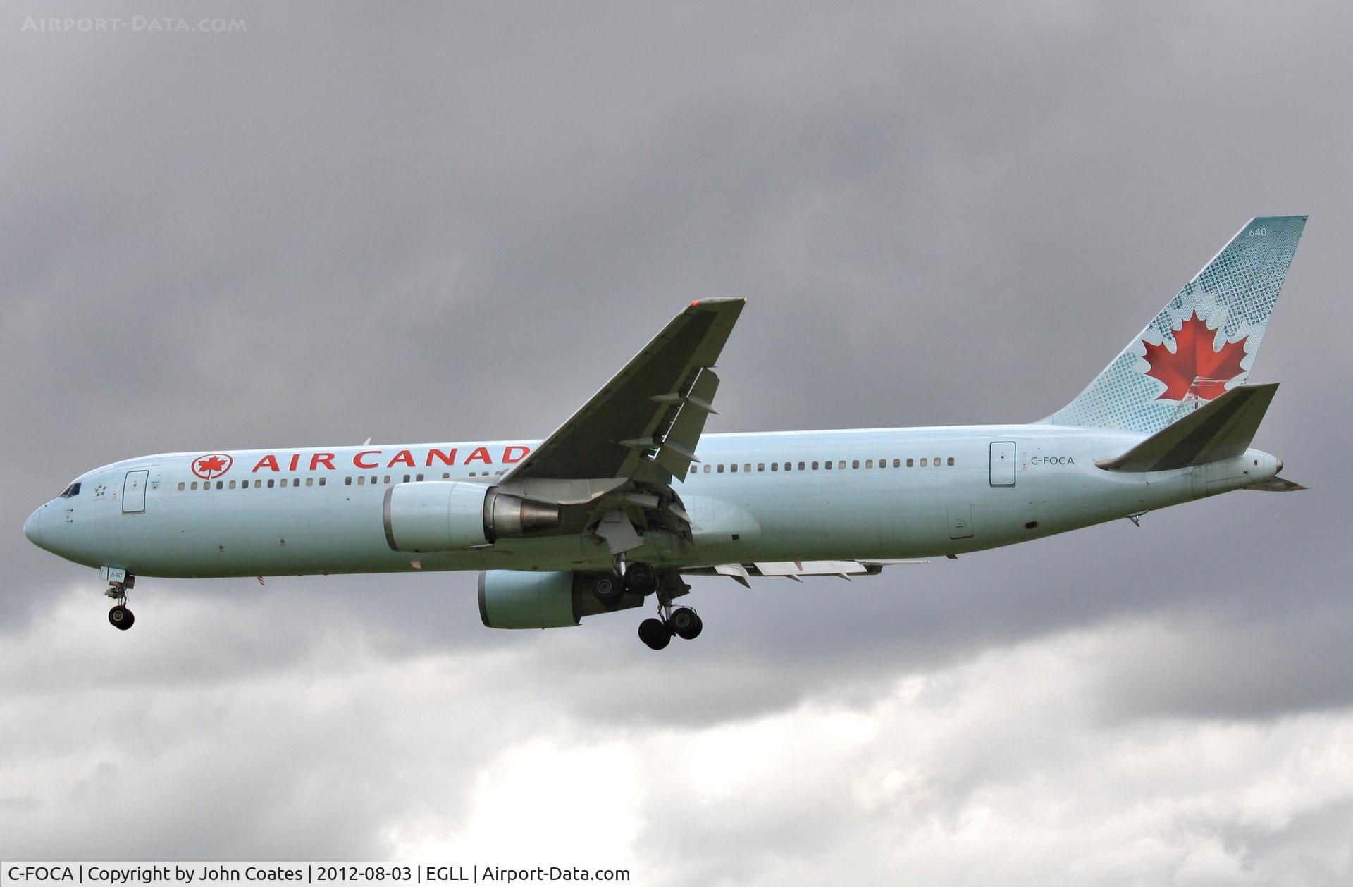 C-FOCA, 1990 Boeing 767-375/ER C/N 24575, Finals to 27R