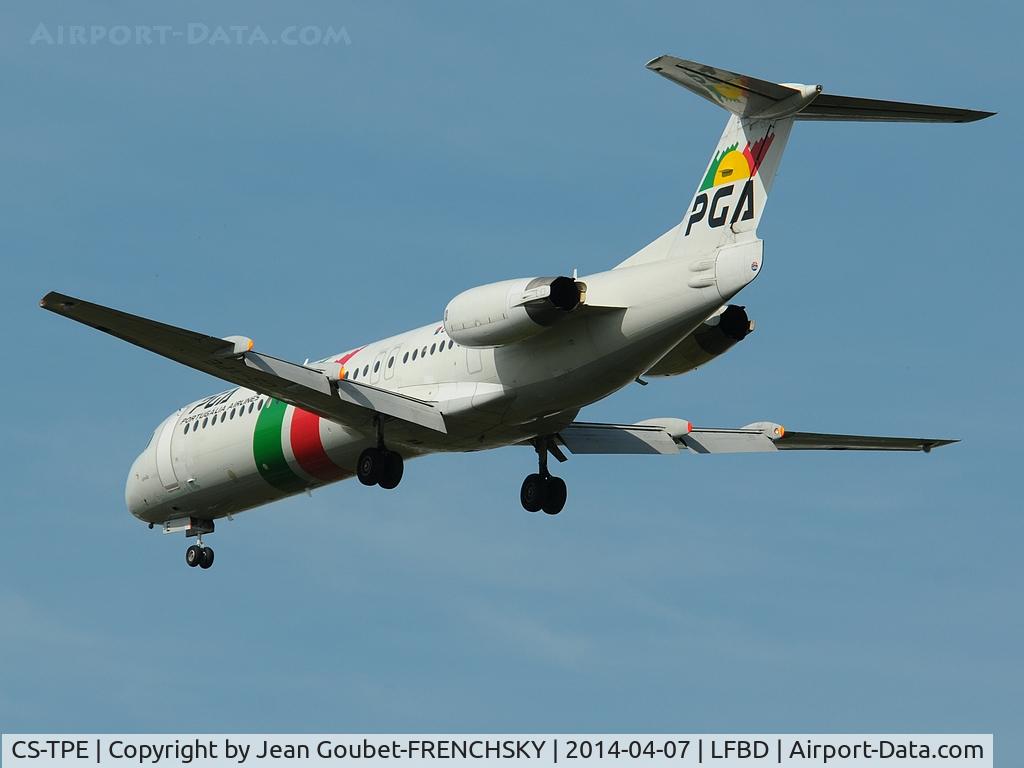 CS-TPE, 1991 Fokker 100 (F-28-0100) C/N 11342, TAP466 from Lisboa