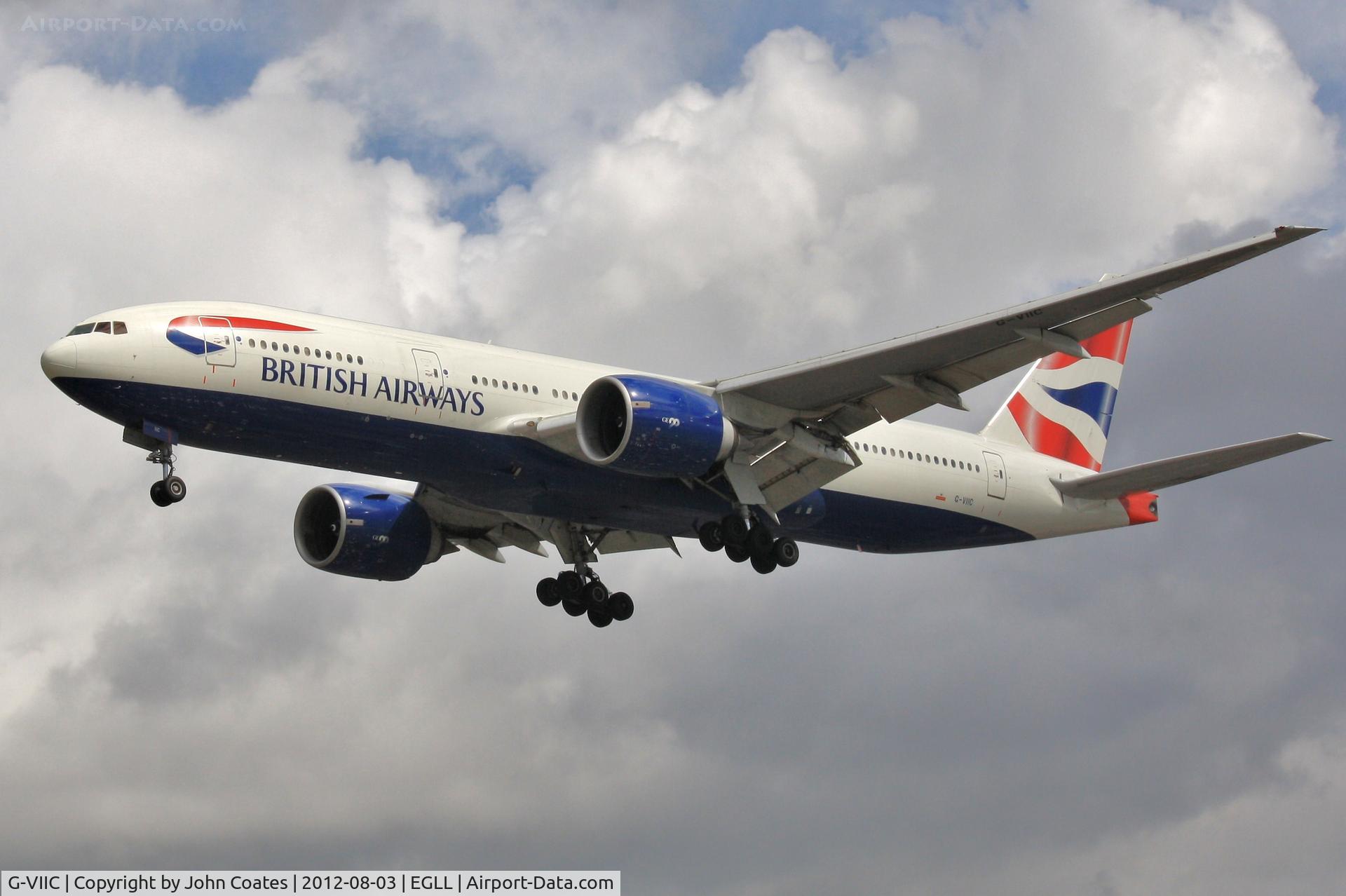 G-VIIC, 1997 Boeing 777-236 C/N 27485, Finals 27R
