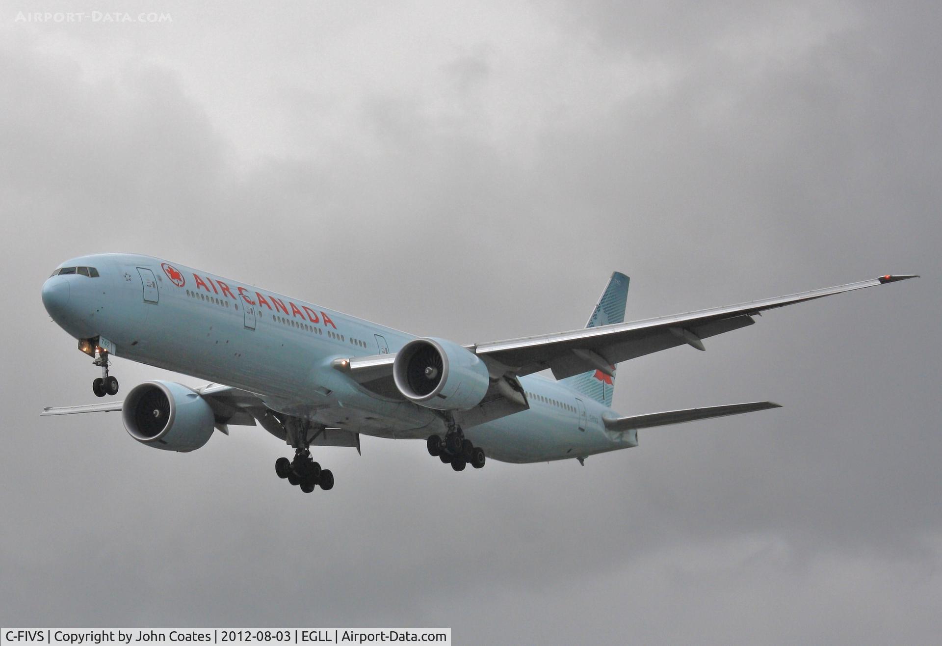 C-FIVS, 2009 Boeing 777-333/ER C/N 35784, Approach to 27R