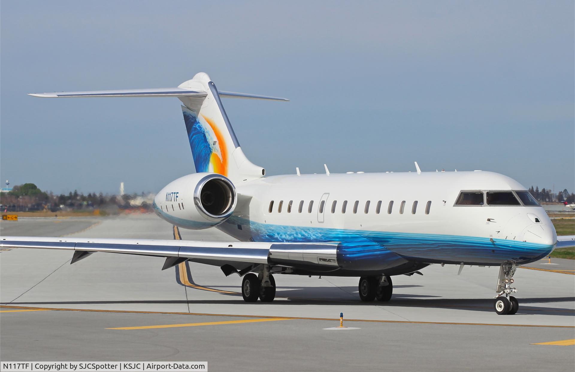 N117TF, 2005 Bombardier BD-700-1A10 Global Express C/N 9175, Tudor Corp.