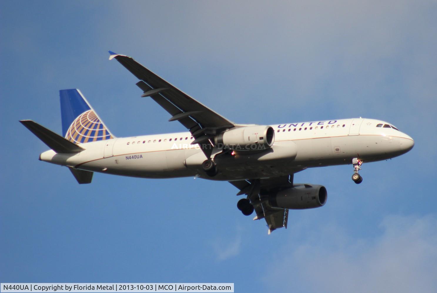 N440UA, 1997 Airbus A320-232 C/N 702, United A320