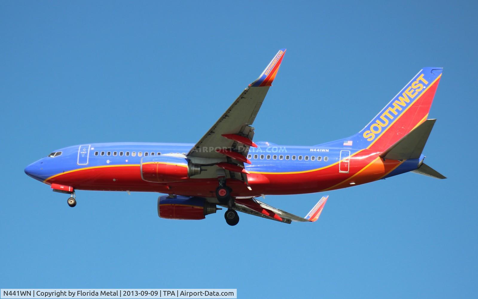 N441WN, 2003 Boeing 737-7H4 C/N 29837, Southwest 737-700
