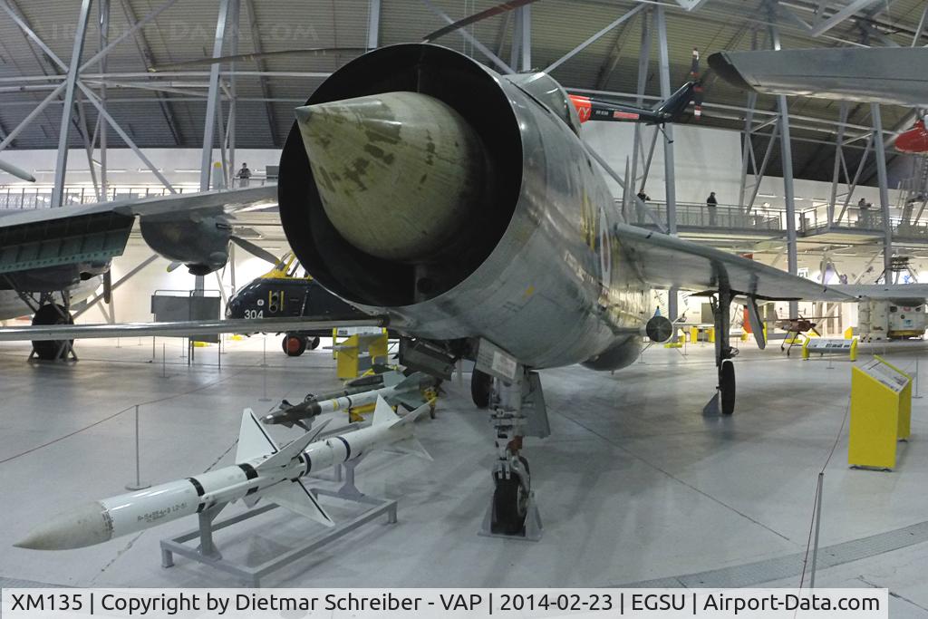 XM135, 1959 English Electric Lightning F.1 C/N 95031, Lightning Royal Air Force