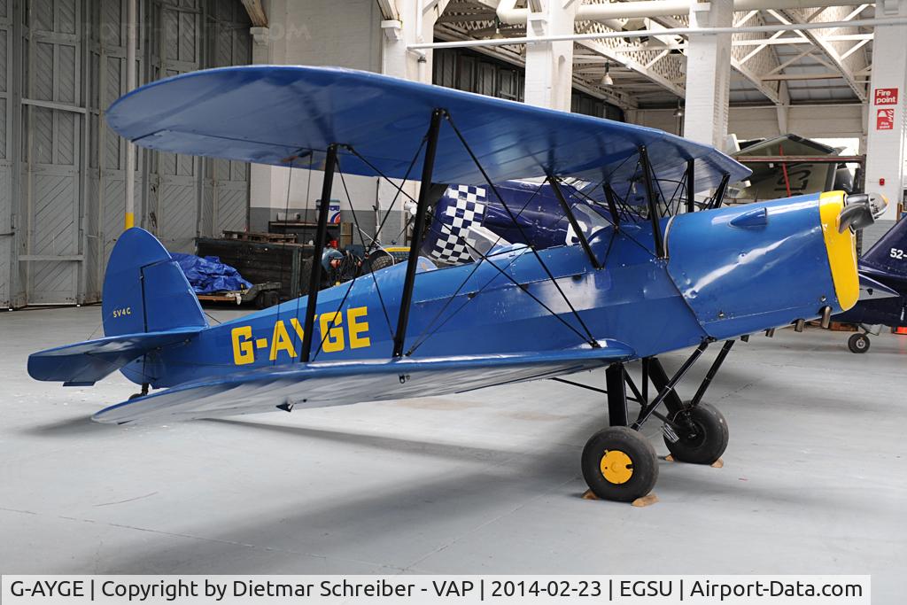 G-AYGE, 1946 Stampe-Vertongen SV-4C C/N 242, Stampe SV4
