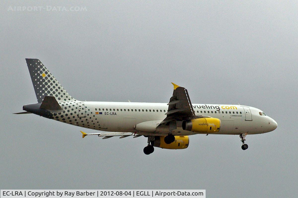 EC-LRA, 2005 Airbus A320-232 C/N 2479, Airbus A320-232 [2479] (Vueling Airlines) Home~G 04/08/2012. On approach 27L.