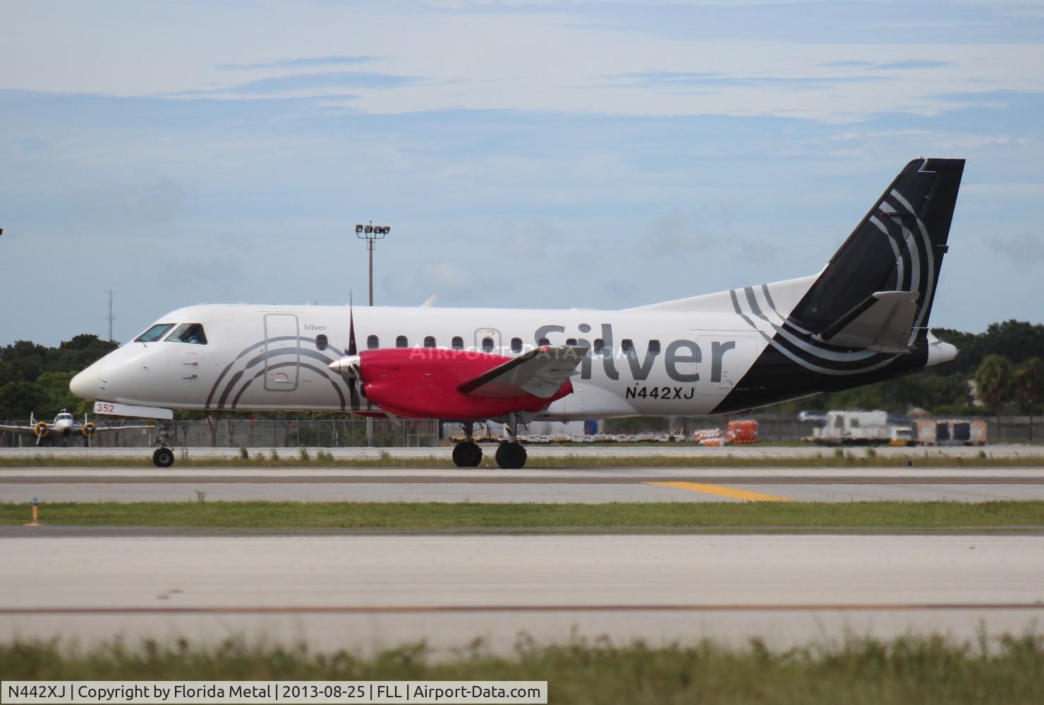 N442XJ, 1998 Saab 340B C/N 340B-442, Silver Airways Saab 340B