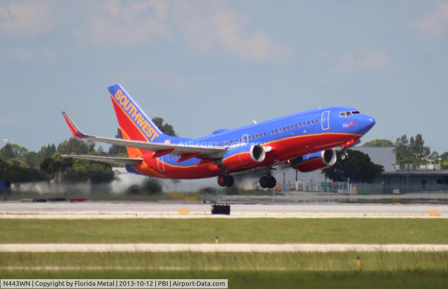 N443WN, 2003 Boeing 737-7H4 C/N 29838, Southwest 737-700