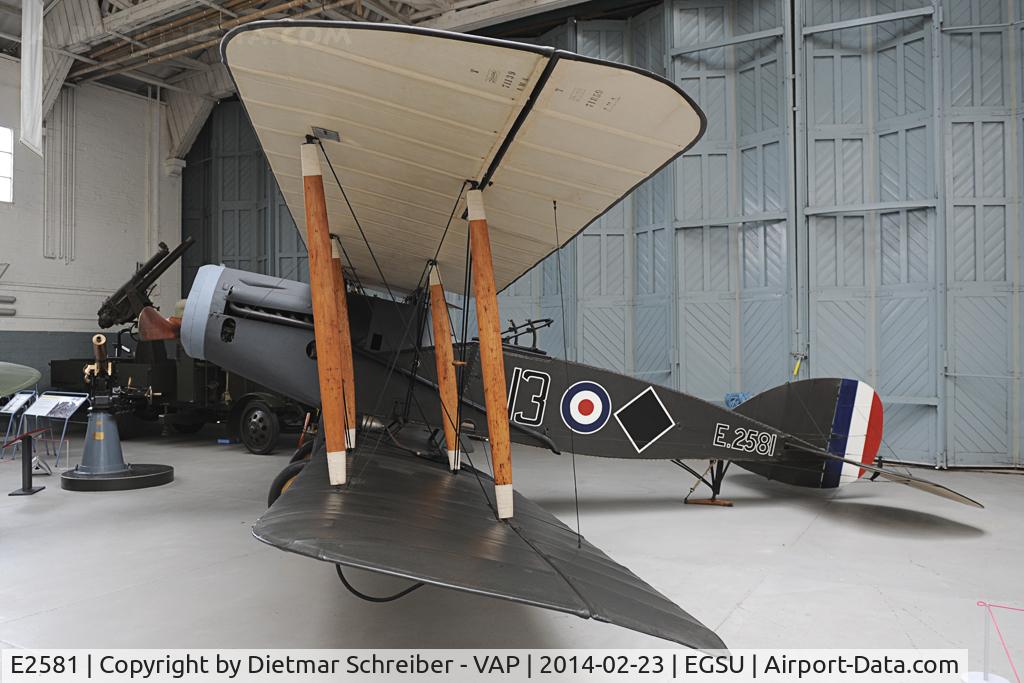 E2581, 1918 Bristol F.2B Fighter C/N 4184, Bristol Fighter RAF