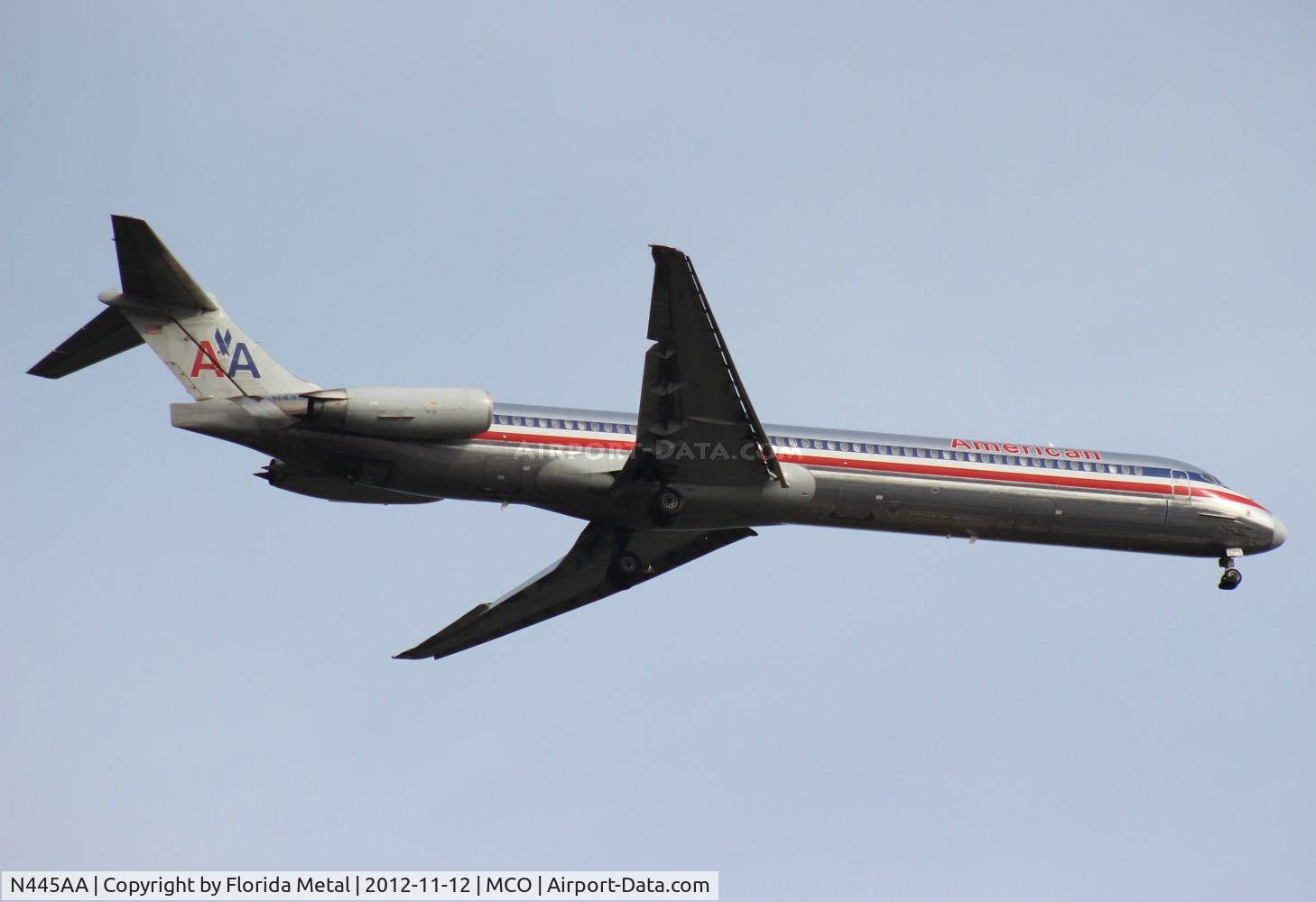 N445AA, 1987 McDonnell Douglas MD-82 (DC-9-82) C/N 49471, American MD-82