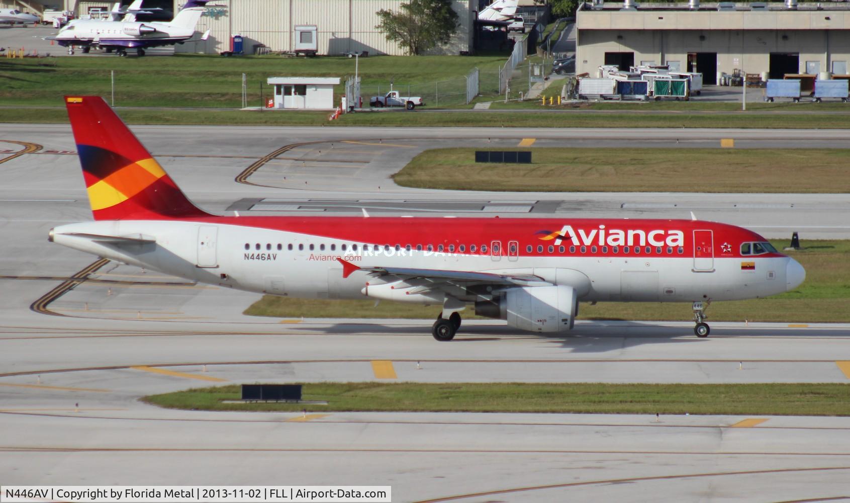 N446AV, 2009 Airbus A320-214 C/N 4046, Avianca A320