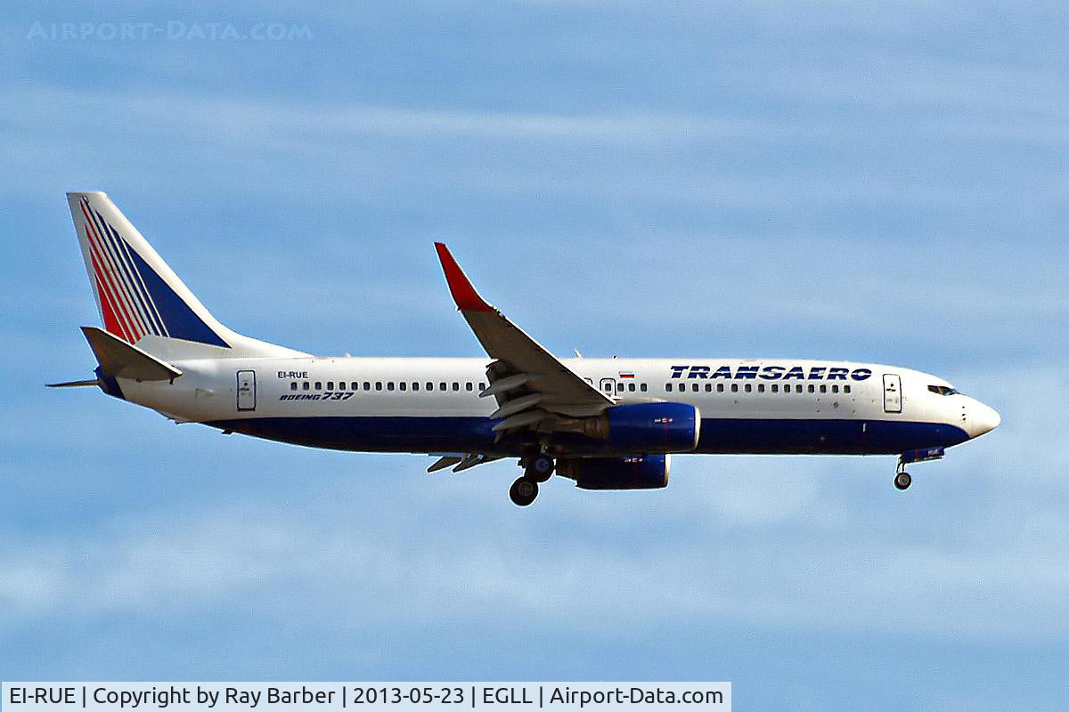 EI-RUE, 2000 Boeing 737-85P C/N 28388, Boeing 737-85P [28388] (Transaero Airlines) Home~G 23/05/2013. On approach 27L.