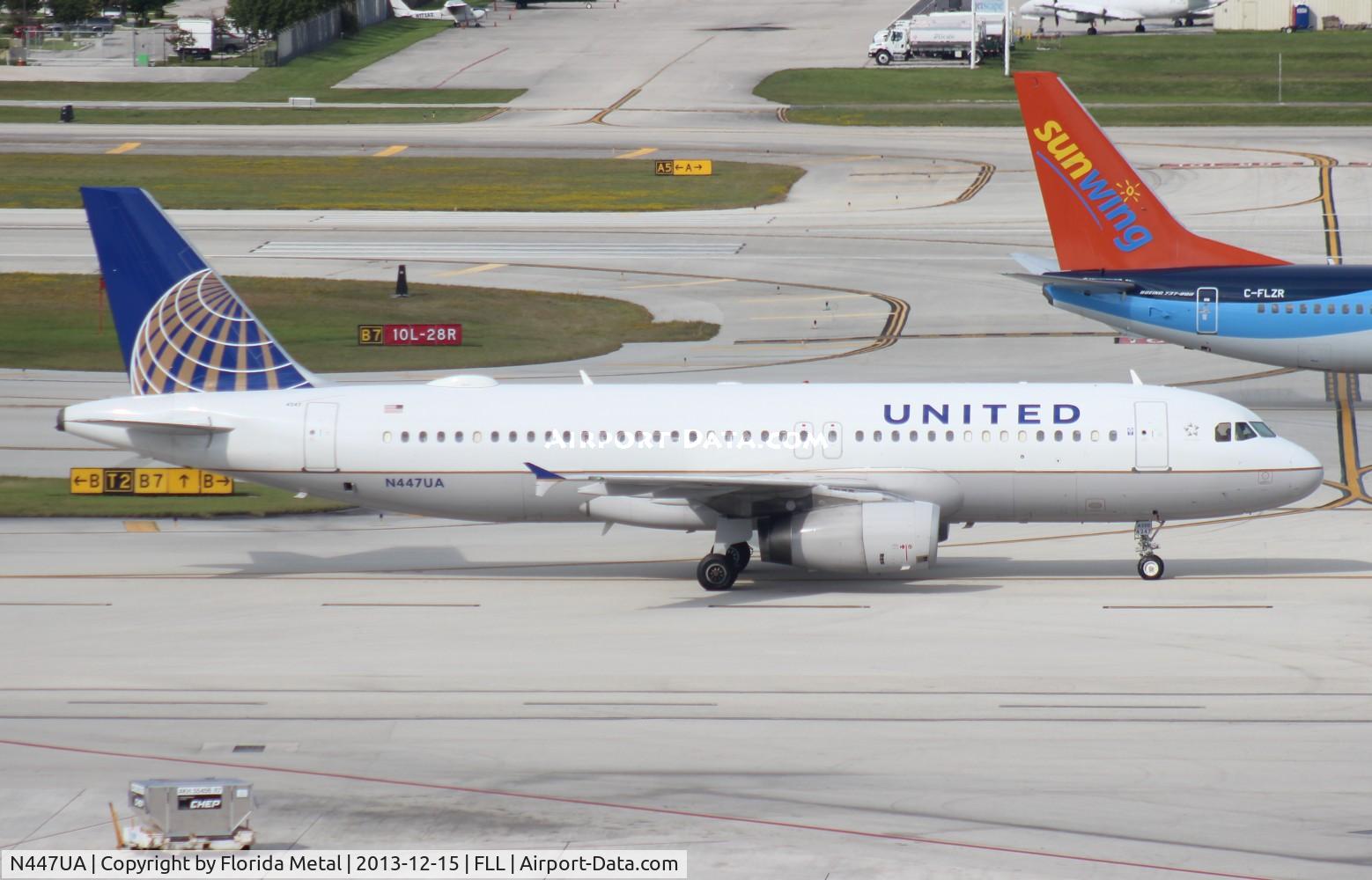 N447UA, 1998 Airbus A320-232 C/N 836, United A320