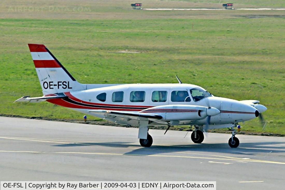 OE-FSL, Piper PA-31 C/N 31-7912058, Piper PA-31-310 Navajo C [31-7912058] Friedrichshafen~D 03/04/2009
