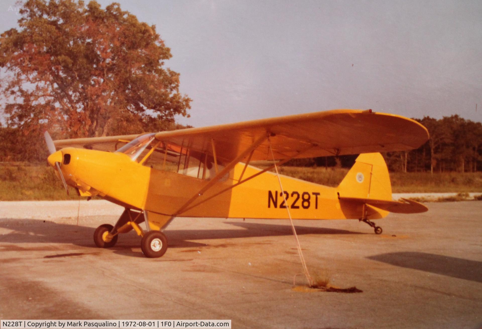 N228T, 1953 Piper PA-18-105 Special C/N 18-2342, Piper PA-18-105