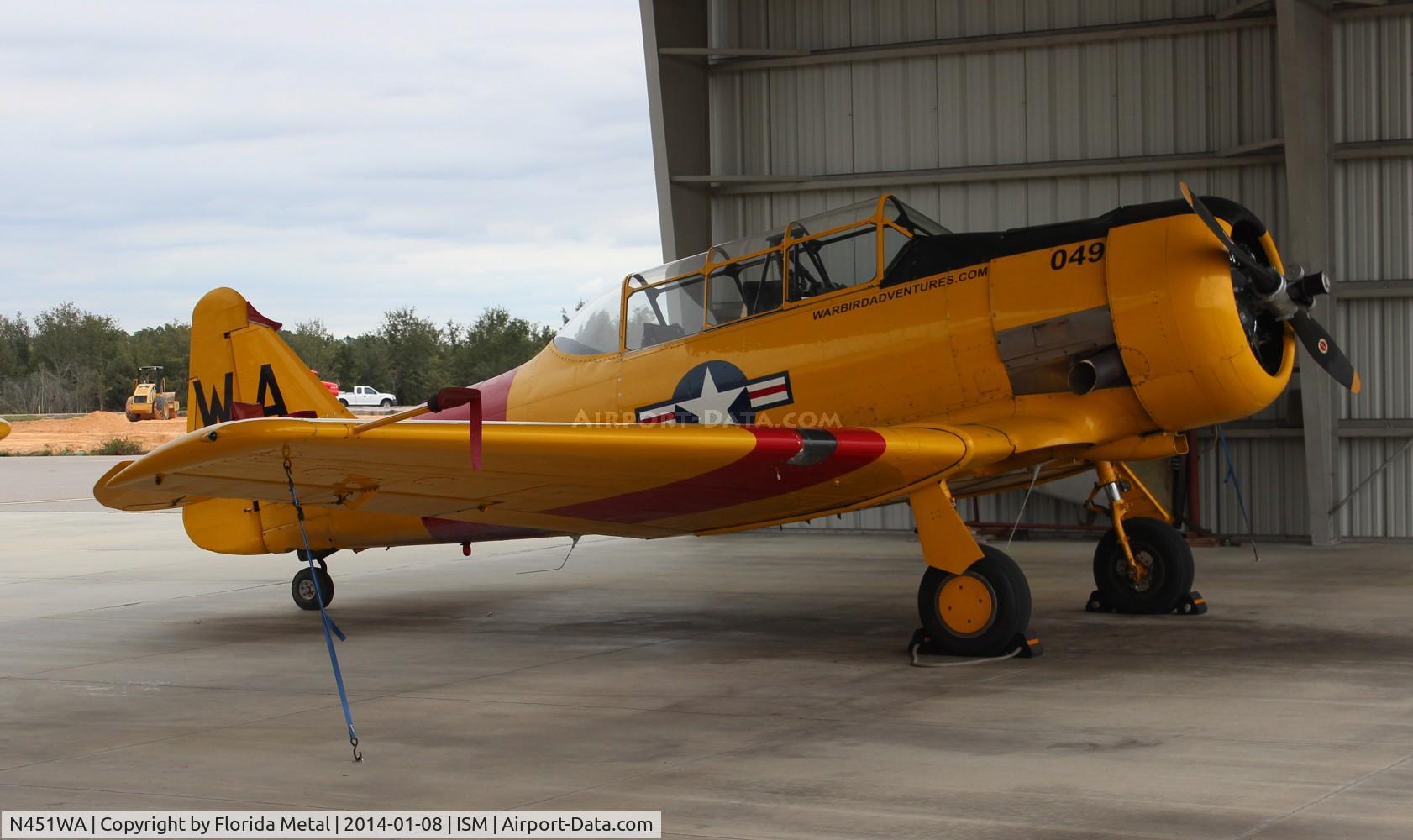 N451WA, 1945 North American SNJ-6 Texan C/N 121-43012, Warbird Adventures SNJ-6