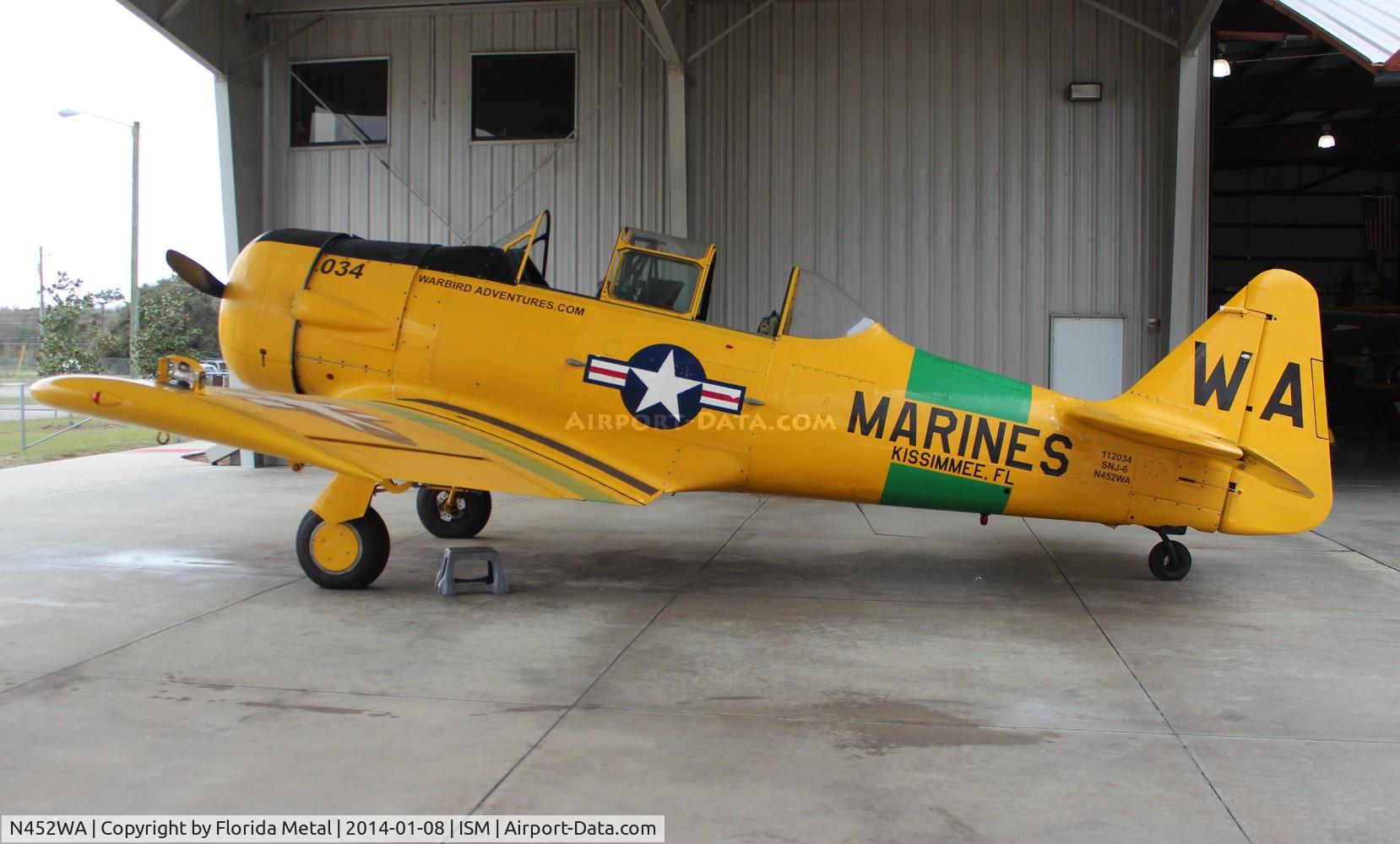 N452WA, 1945 North American SNJ-6 Texan C/N 121-43137, Warbird Adventures SNJ-6