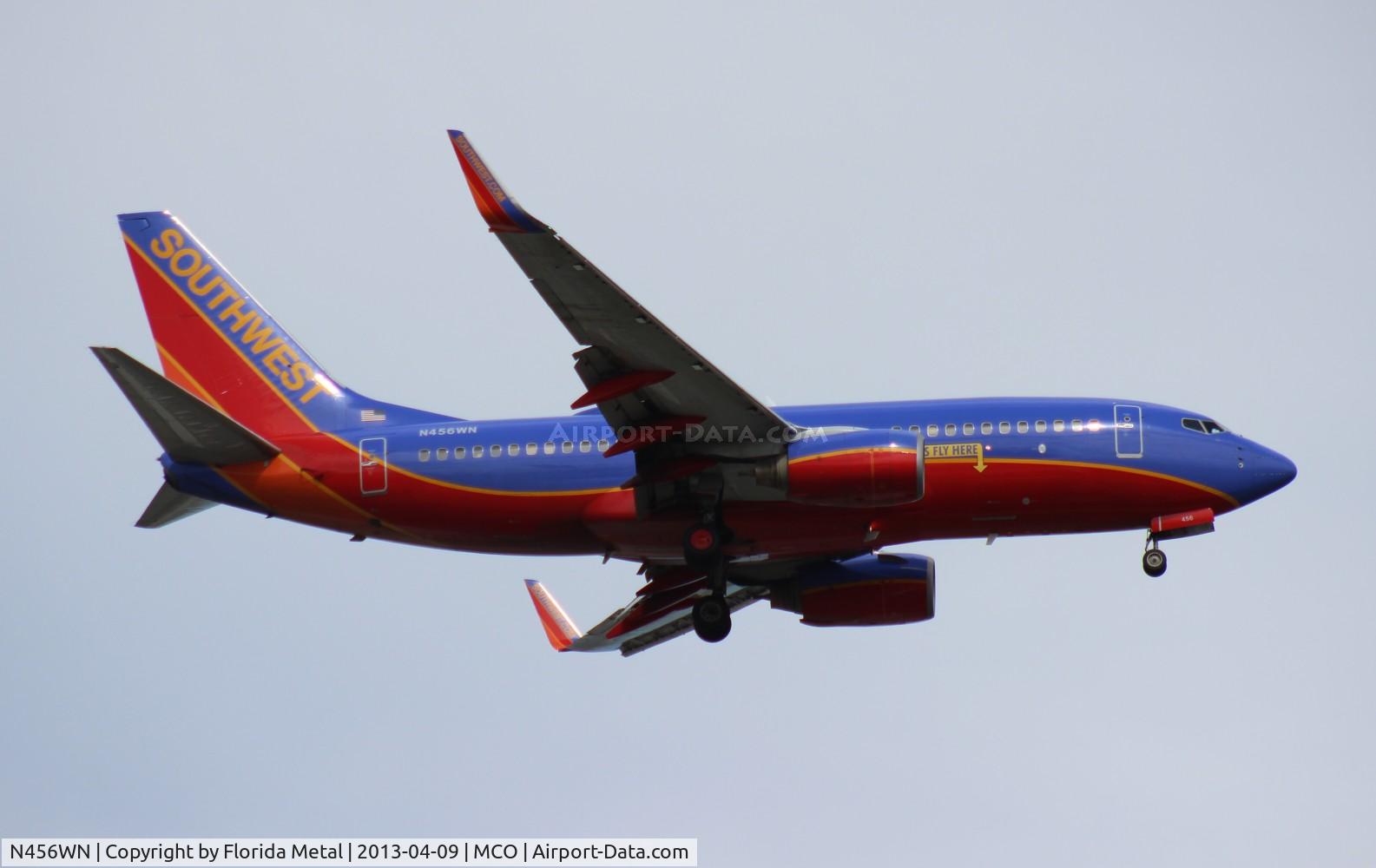 N456WN, 2004 Boeing 737-7H4 C/N 32463, Southwest 737-700