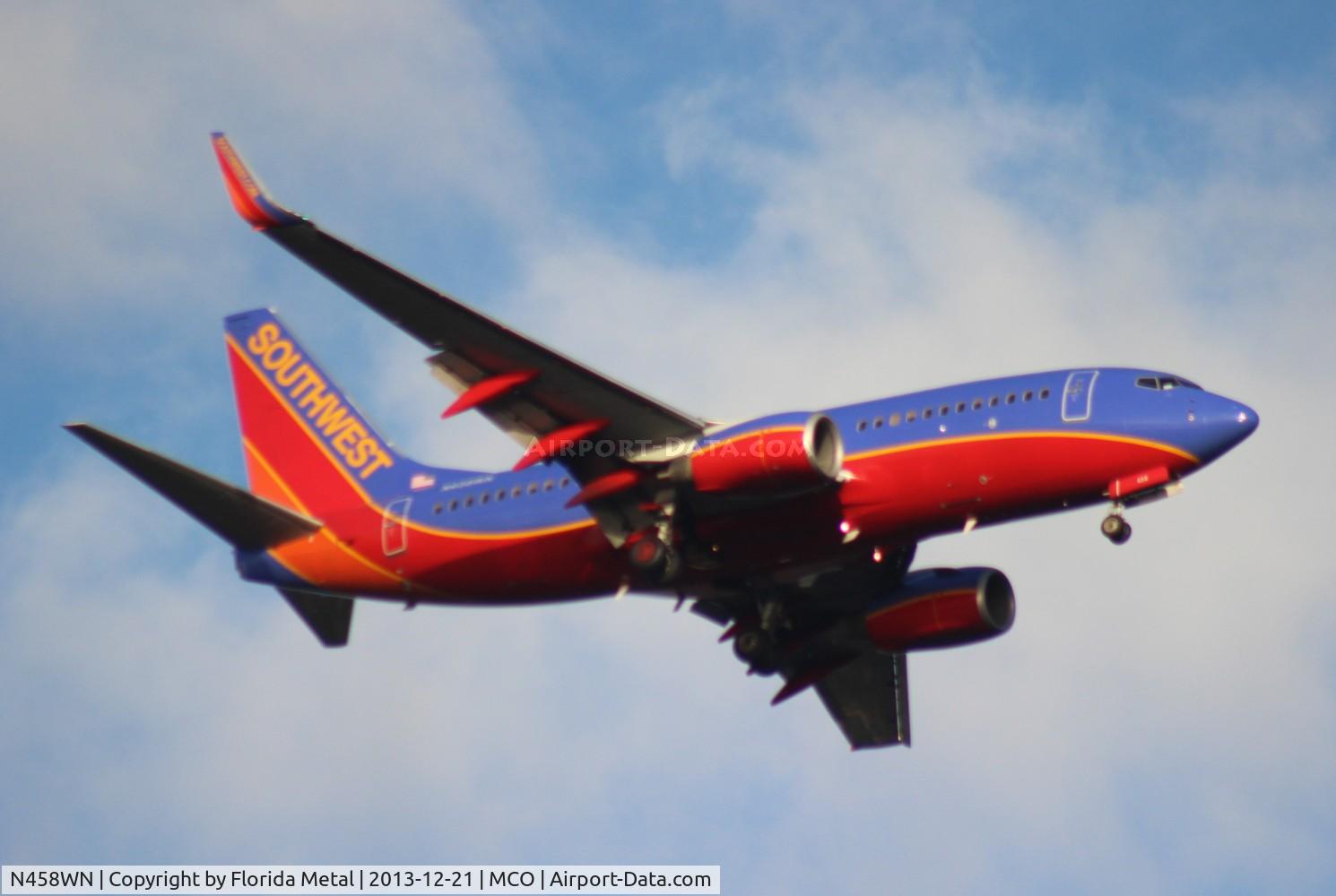 N458WN, 2004 Boeing 737-7H4 C/N 33857, Southwest 737-700