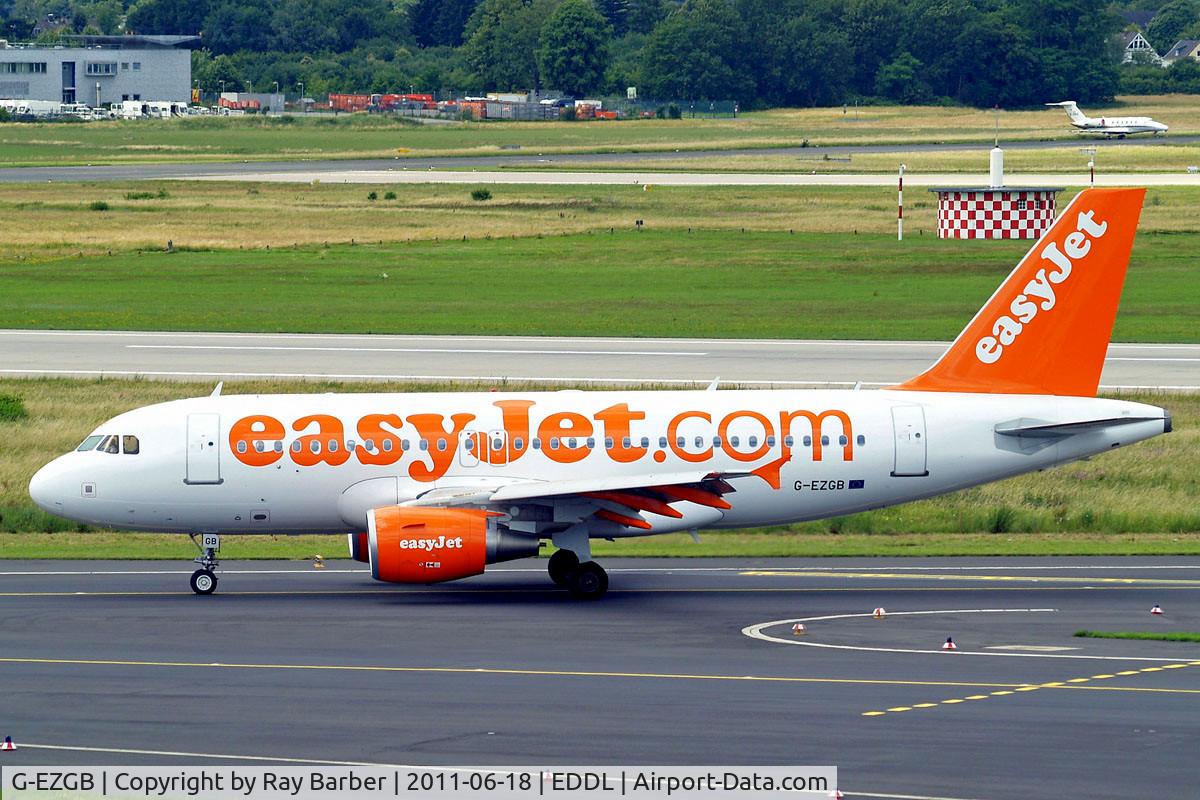 G-EZGB, 2010 Airbus A319-111 C/N 4437, Airbus A319-111 [4437] (EasyJet) Dusseldorf~D 18/06/2011