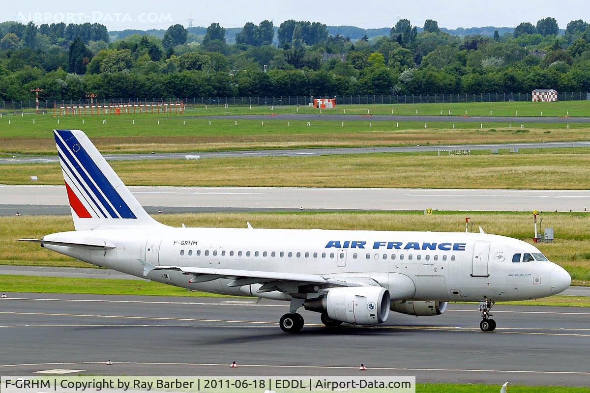 F-GRHM, 2000 Airbus A319-111 C/N 1216, Airbus A319-111 [1216] (Air France) Dusseldorf~D 18/06/2011