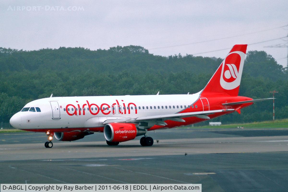 D-ABGL, 2008 Airbus A319-112 C/N 3586, Airbus A319-112 [3586] (Air Berlin) Dusseldorf~D 18/06/2011