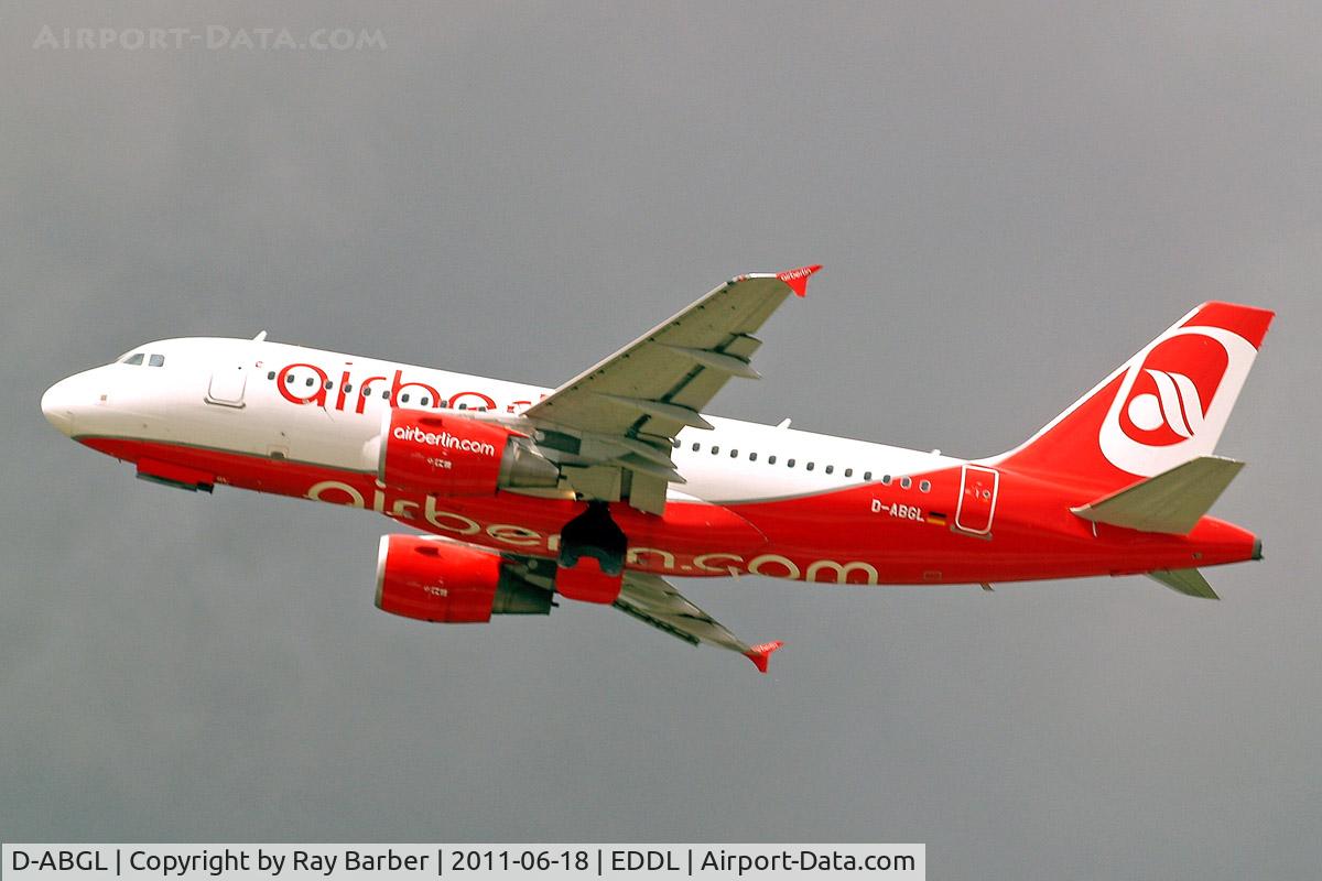 D-ABGL, 2008 Airbus A319-112 C/N 3586, Airbus A319-112 [3586] (Air Berlin) Dusseldorf~D 18/06/2011