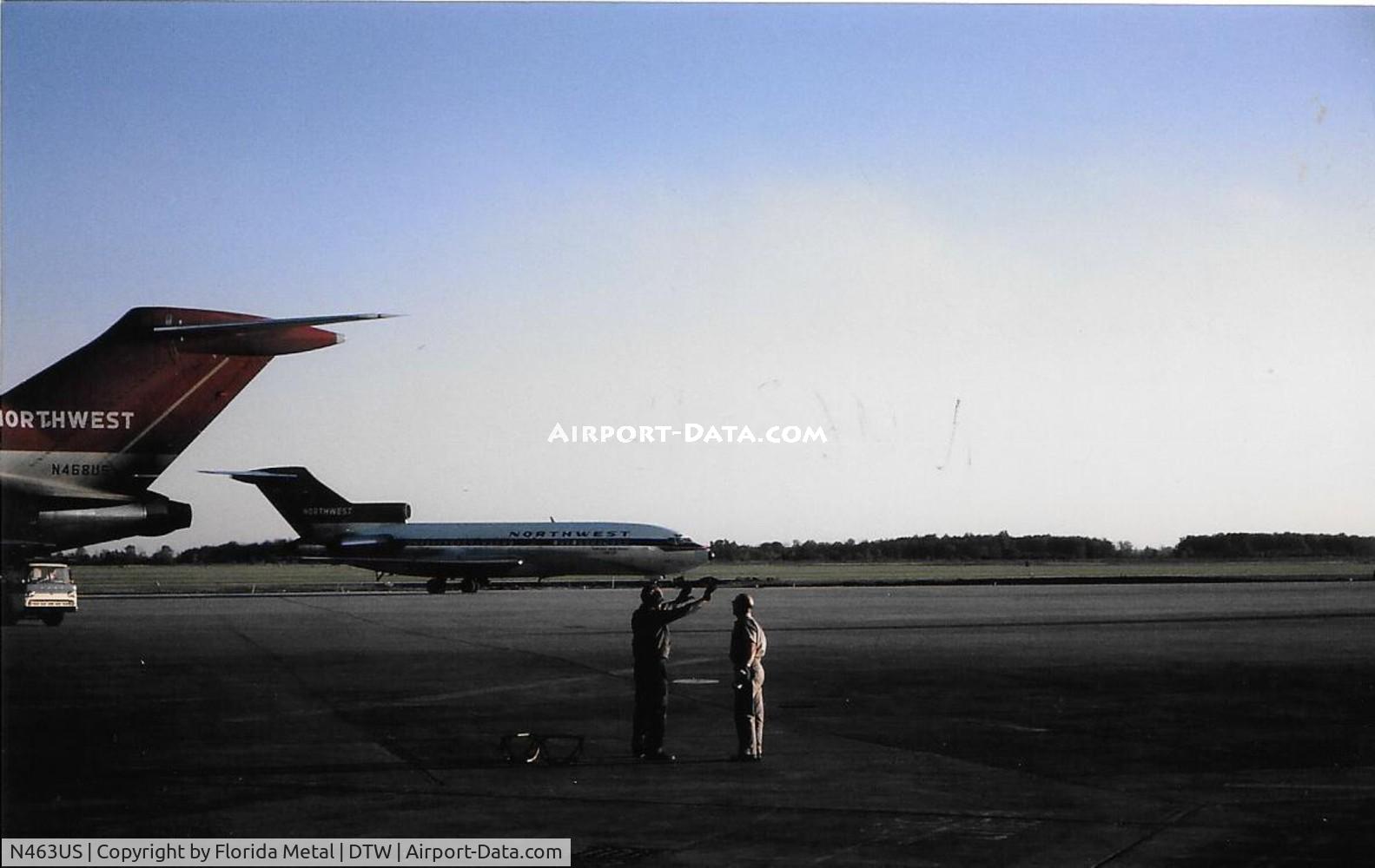 N463US, 1964 Boeing 727-51 C/N 18799, Northwest 727-51 taken in the early 70s by my grandfather Louis Dzialo