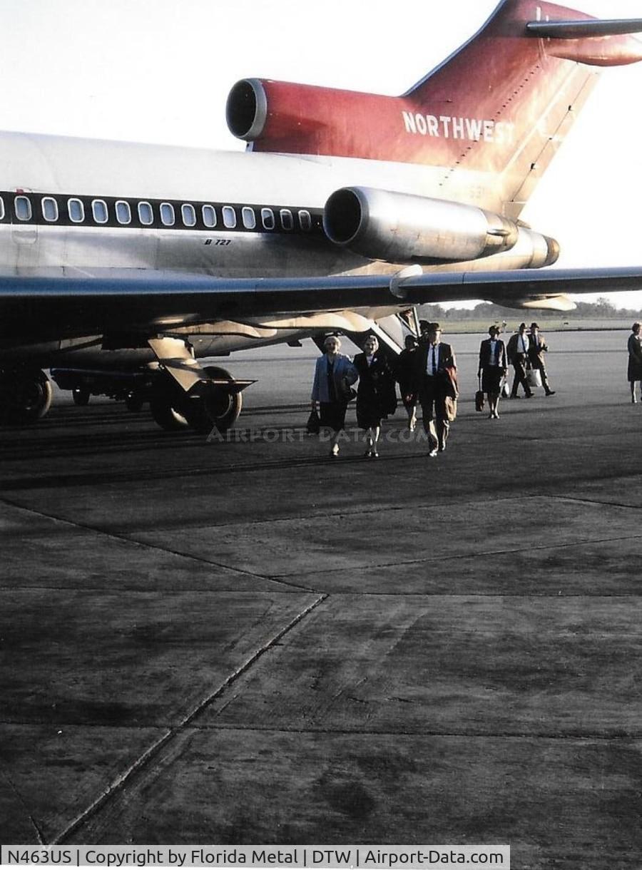 N463US, 1964 Boeing 727-51 C/N 18799, Northwest 727-51 taken by my grandfather Louis Dzialo in the early 70s