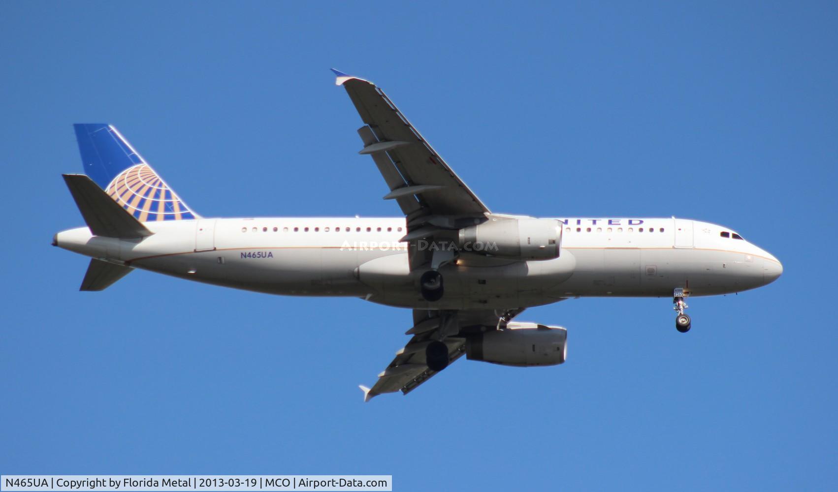 N465UA, 2000 Airbus A320-232 C/N 1341, United A320