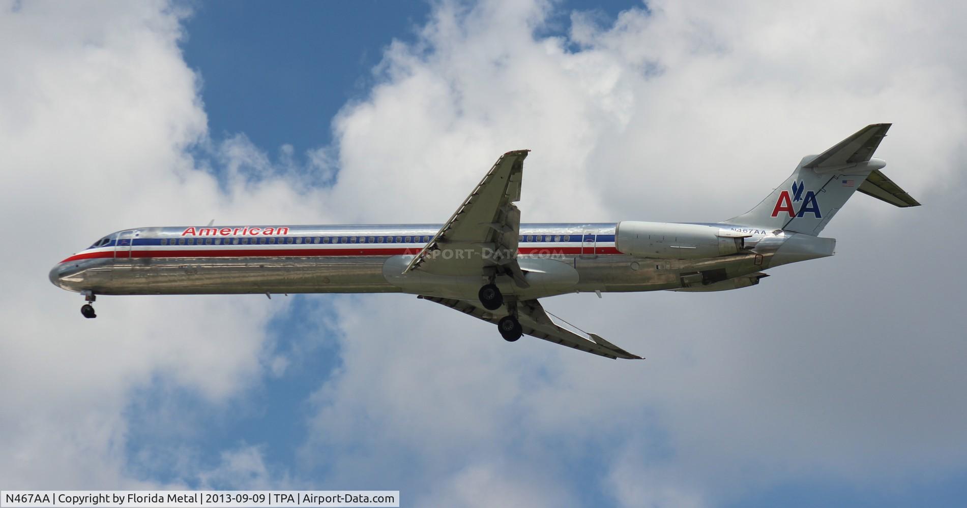 N467AA, 1988 McDonnell Douglas MD-82 (DC-9-82) C/N 49597, American MD-82