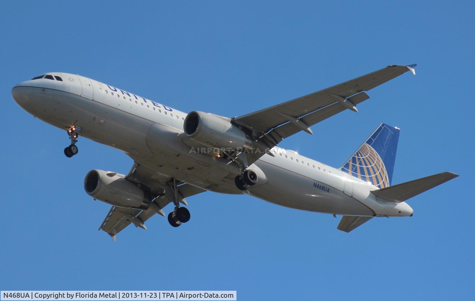 N468UA, 2000 Airbus A320-232 C/N 1363, United A320