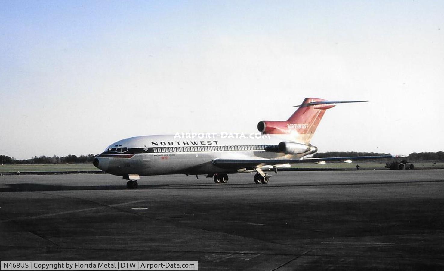 N468US, 1965 Boeing 727-51 C/N 18804, Northwest 727-51 taken by my grandfather Louis Dzialo in the early 70s