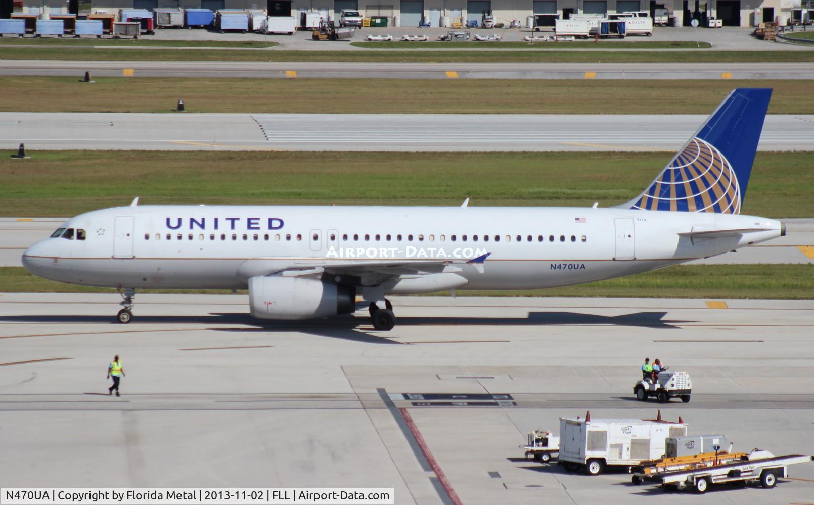 N470UA, 2001 Airbus A320-232 C/N 1427, United A320