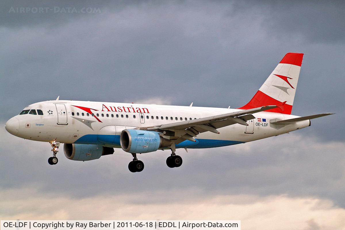 OE-LDF, 2005 Airbus A319-112 C/N 2547, Airbus A319-112 [2547] (Austrian Airlines) Dusseldorf~D 18/06/2011