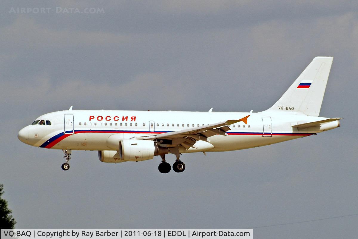 VQ-BAQ, 2001 Airbus A319-111 C/N 1560, Airbus A319-112 [1560] (Rossiya Russian Airlines) Dusseldorf~D 18/06/2011
