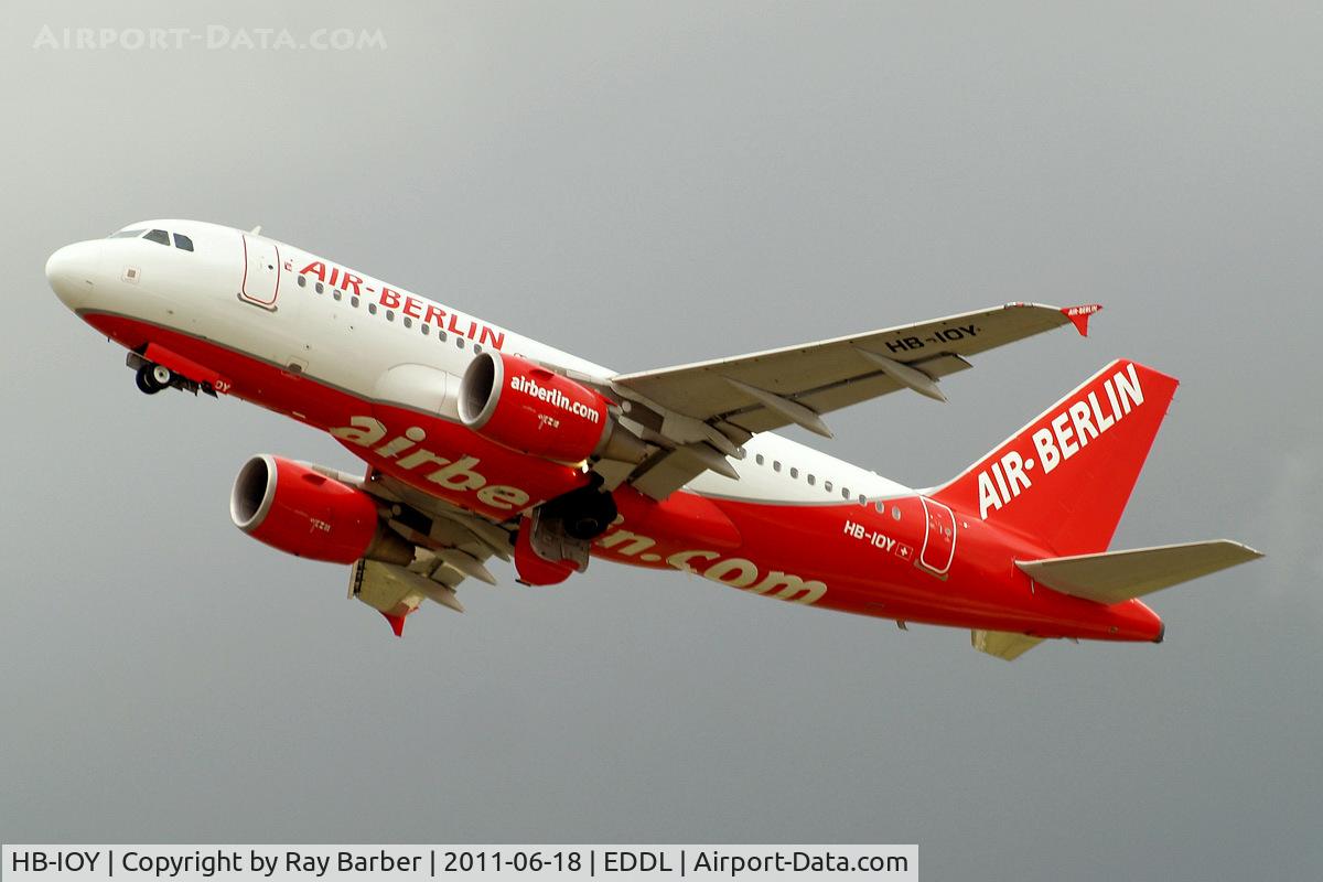 HB-IOY, 2007 Airbus A319-111 C/N 3202, Airbus A319-112 [3202] (Air Berlin) Dusseldorf~D 18/06/2011