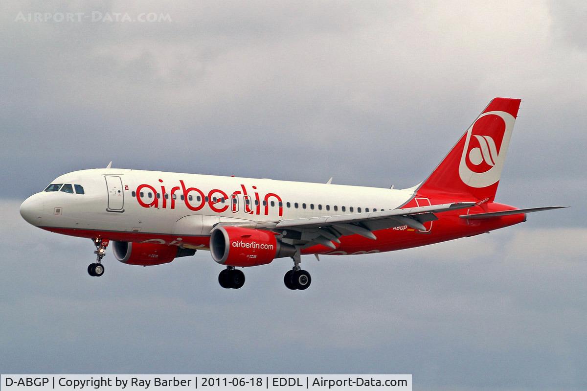D-ABGP, 2008 Airbus A319-112 C/N 3728, Airbus A319-112 [3728] (Air Berlin) Dusseldorf~D 18/06/2011