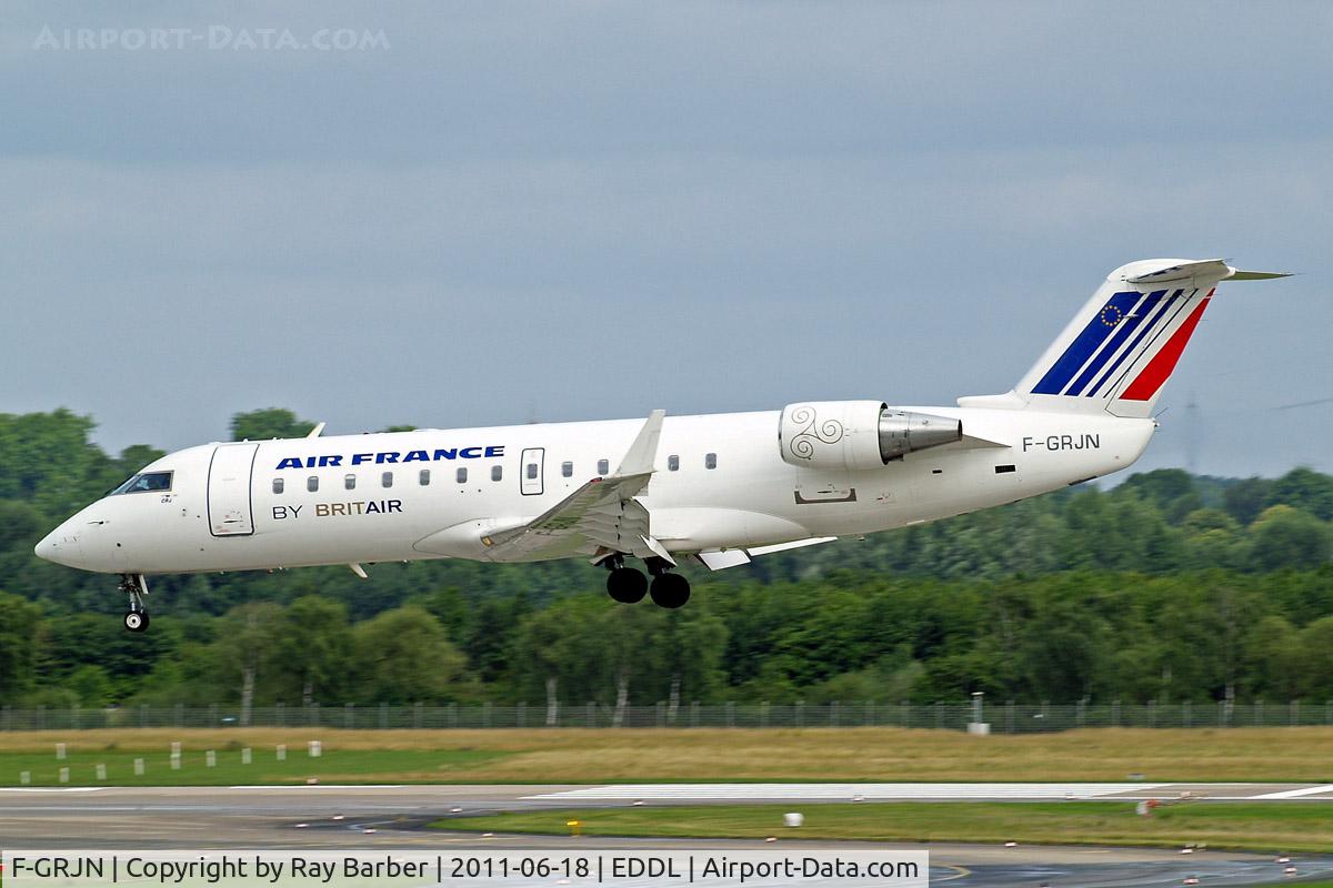 F-GRJN, 1998 Canadair CRJ-100ER (CL-600-2B19) C/N 7262, Canadair CRJ-100ER [7262] (Air France/Brit Air) Dusseldorf~D 18/06/2011