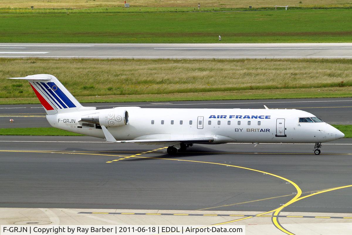 F-GRJN, 1998 Canadair CRJ-100ER (CL-600-2B19) C/N 7262, Canadair CRJ-100ER [7262] (Air France/Brit Air) Dusseldorf~D 18/06/2011