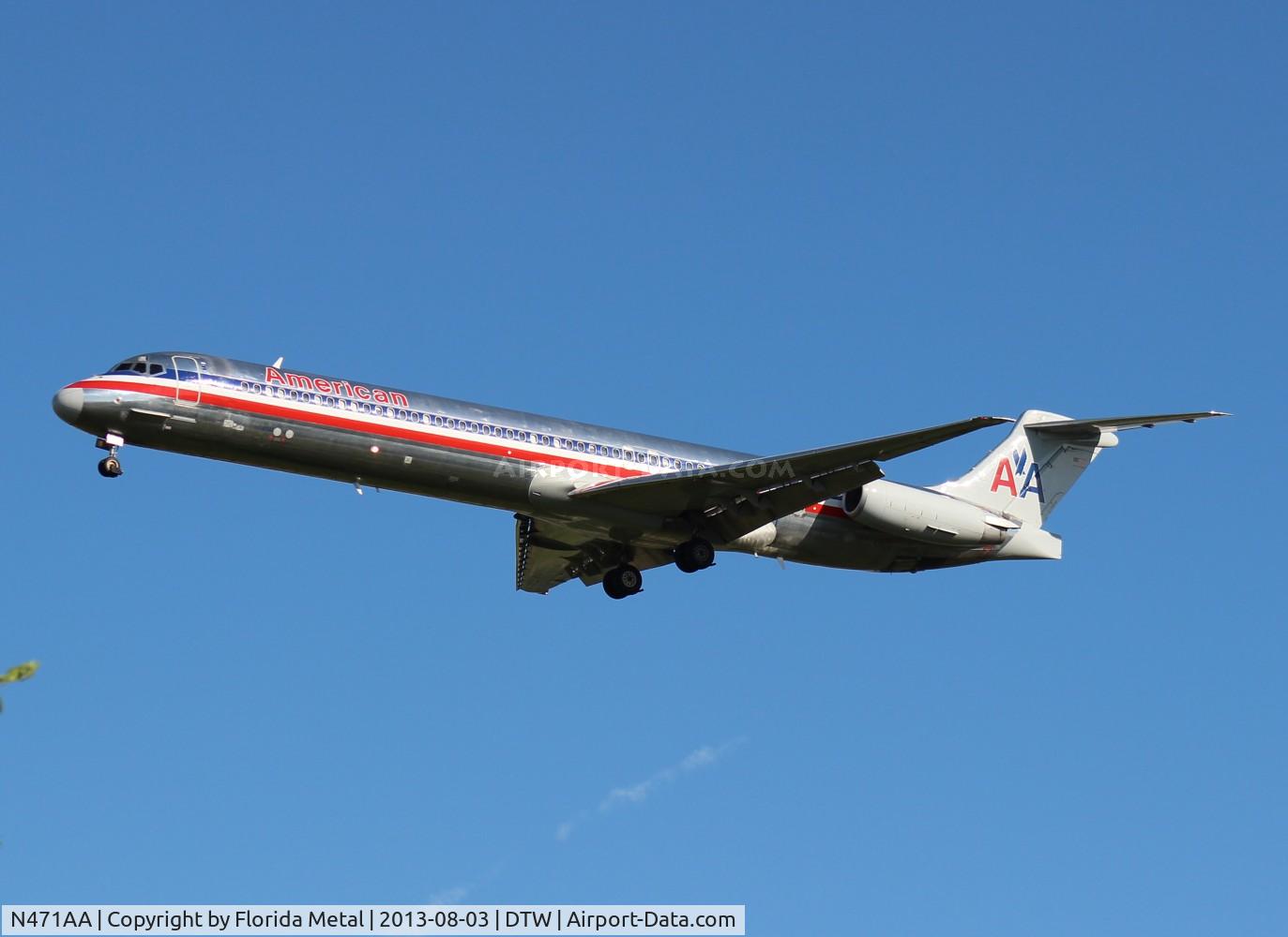 N471AA, 1988 McDonnell Douglas MD-82 (DC-9-82) C/N 49601, American MD-82