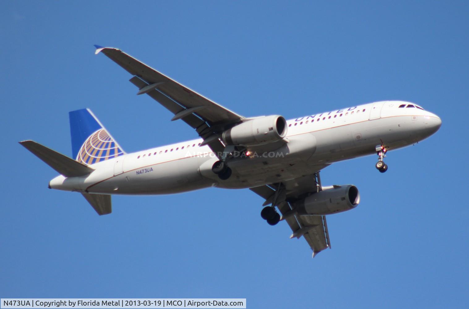 N473UA, 2001 Airbus A320-232 C/N 1469, United A320