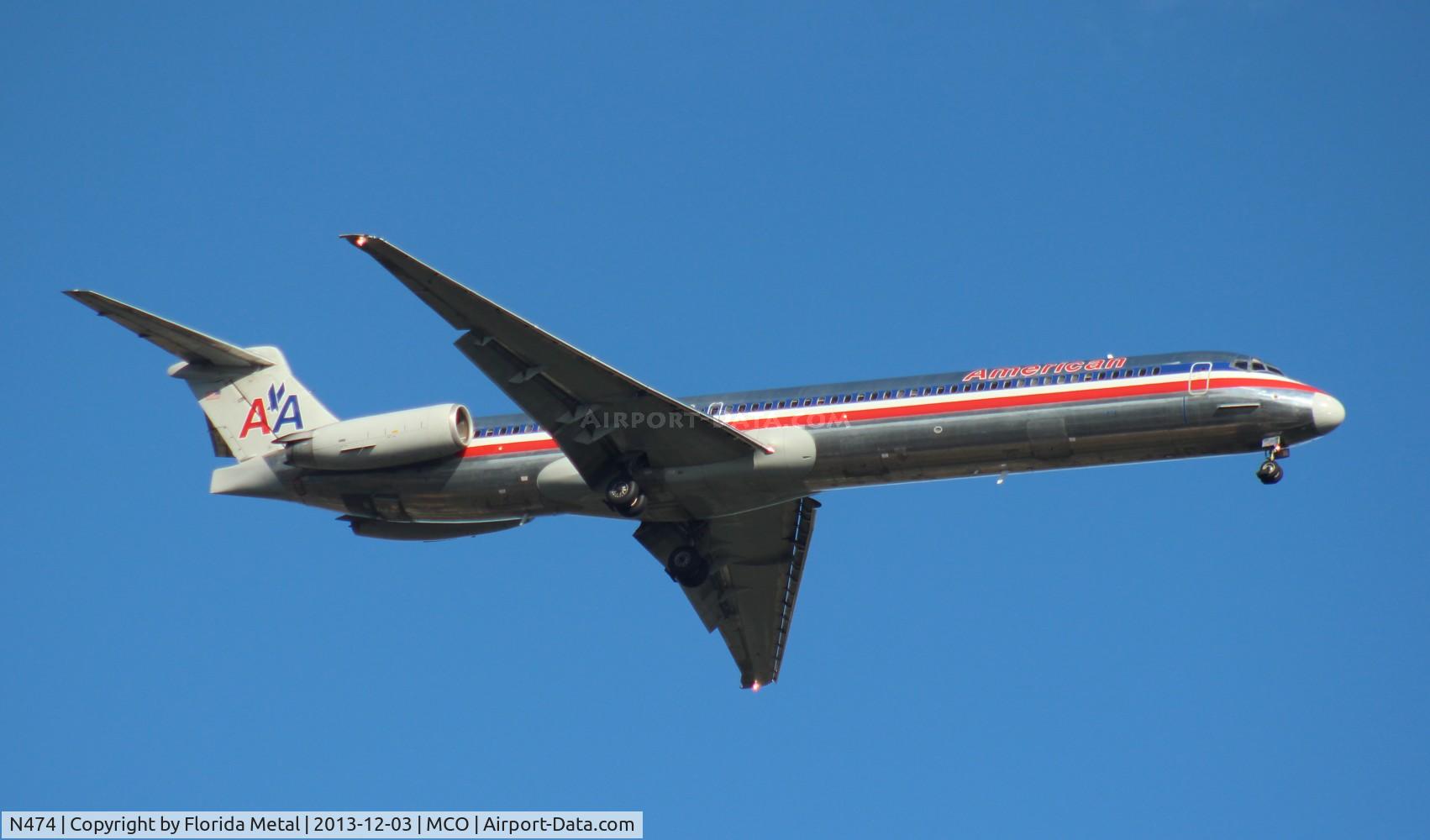 N474, 1988 McDonnell Douglas MD-82 (DC-9-82) C/N 49649, American MD-82