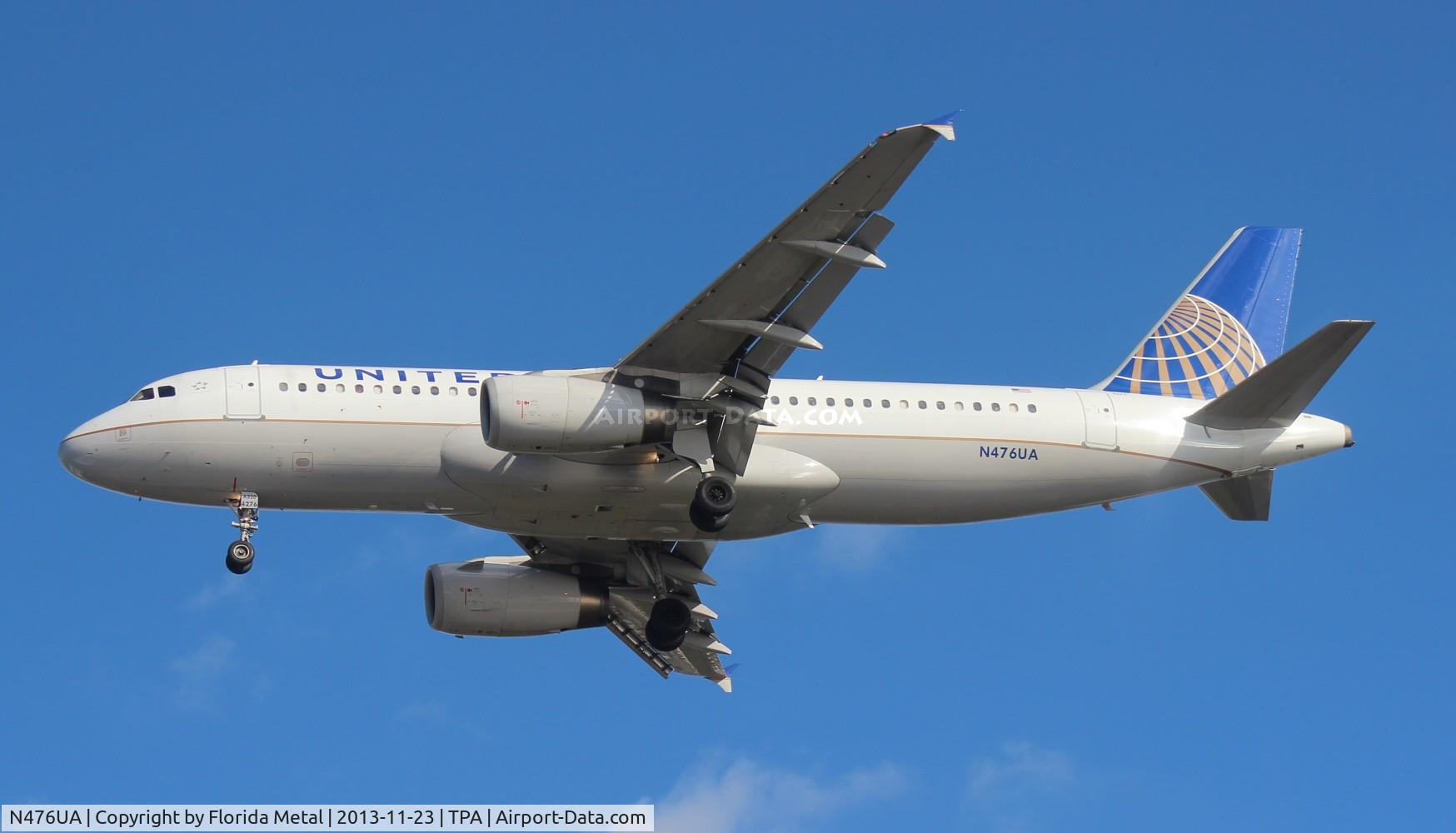N476UA, 2001 Airbus A320-232 C/N 1508, United A320