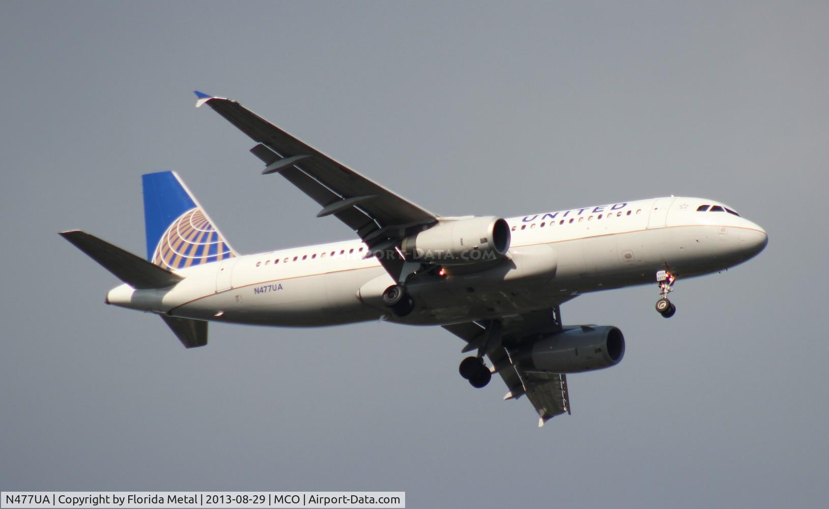 N477UA, 2001 Airbus A320-232 C/N 1514, United A320