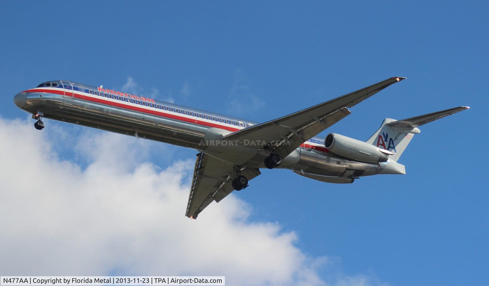 N477AA, 1988 McDonnell Douglas MD-82 (DC-9-82) C/N 49652, American MD-82